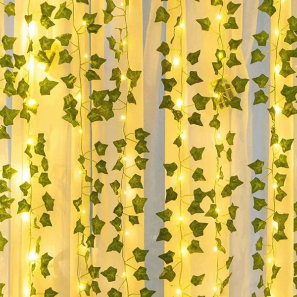 Maple Leaf LED String Lights – 2M/5M/10M Fairy Garland - Image 11