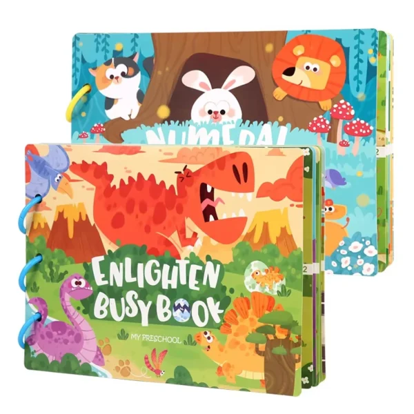 Montessori Baby Busy Book – Early Learning Toy for Toddlers - Image 2