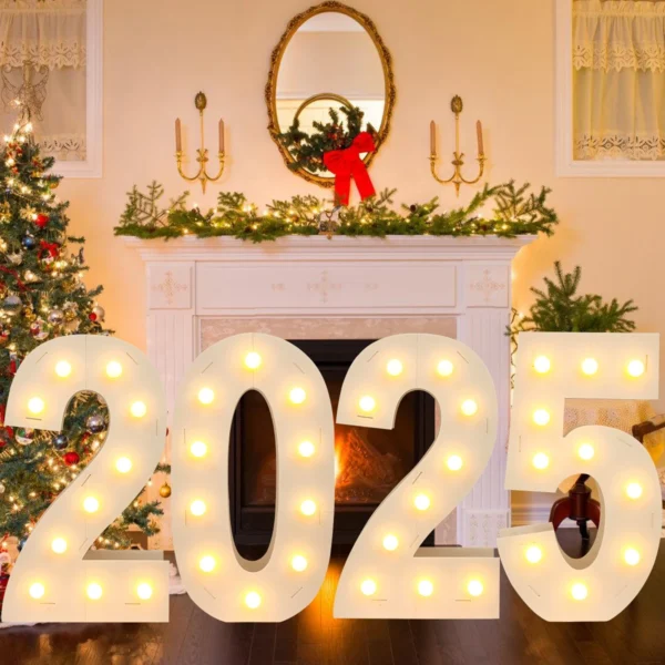 Giant LED Number Light Frame – Party & Birthday Decor - Image 21