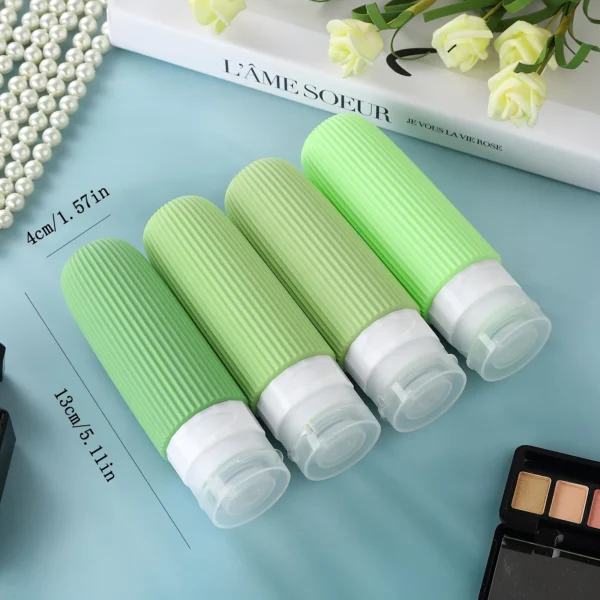 TSA Approved 3oz Silicone Travel Bottle Set - Image 5