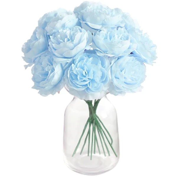Artificial Peony Bouquet – 6Pcs Silk Flowers 20CM - Image 11