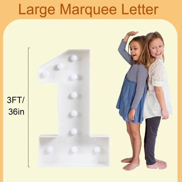 Giant LED Number Balloon Filling Box for Party Decor - Image 18