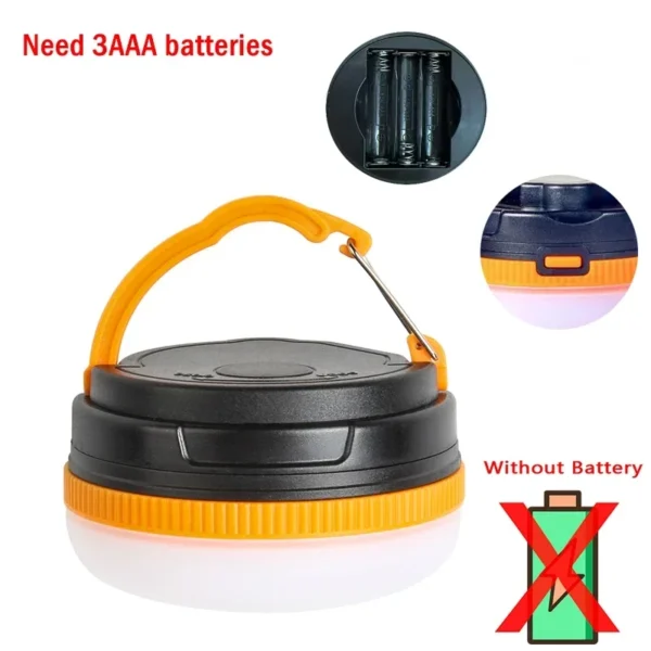 USB Rechargeable 10W COB+LED Camping Lantern - Image 16