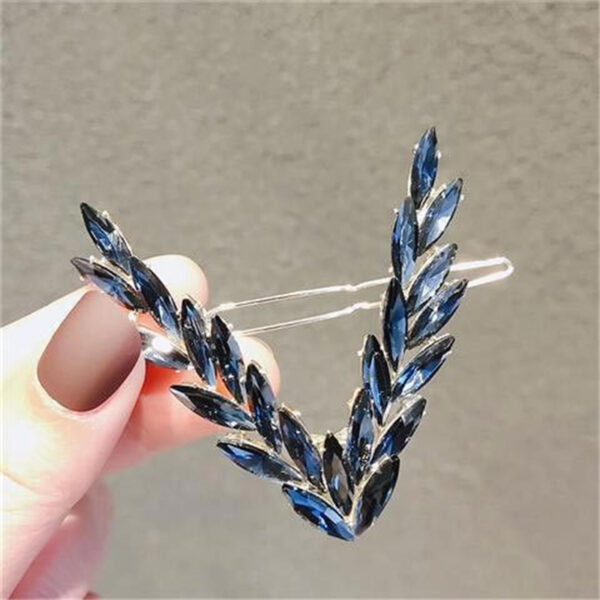 Luxury Crystal V Shape Hair Clip for Women & Girls - Image 26