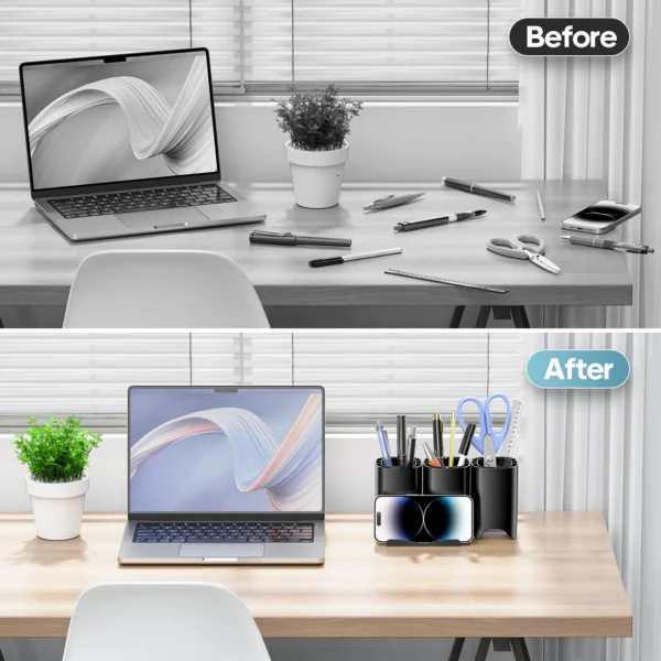 KDD 4-in-1 Headphone & Phone Stand with Pen Holder - Image 5