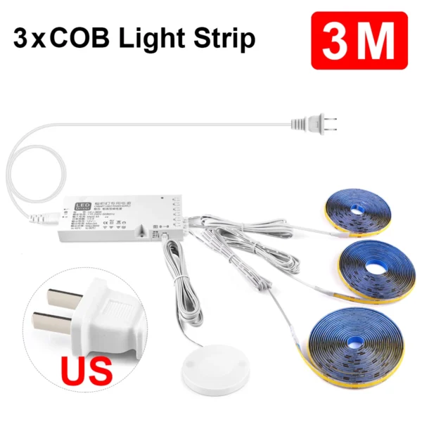 Rybakov COB LED Strip Touch Light 320 LEDs/m – Warm/Neutral - Image 13