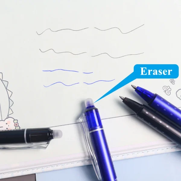 0.5mm Retractable Erasable Gel Pen Set with Refills - Image 5