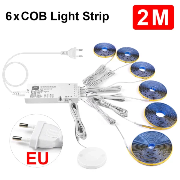 Rybakov COB LED Strip Touch Light 320 LEDs/m – Warm/Neutral - Image 28