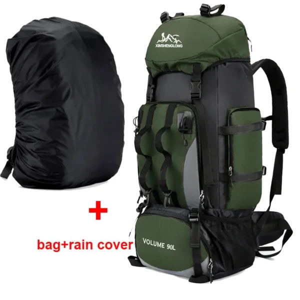 90L Waterproof Hiking Backpack - Large Capacity Rucksack for Outdoor Adventures - Image 10
