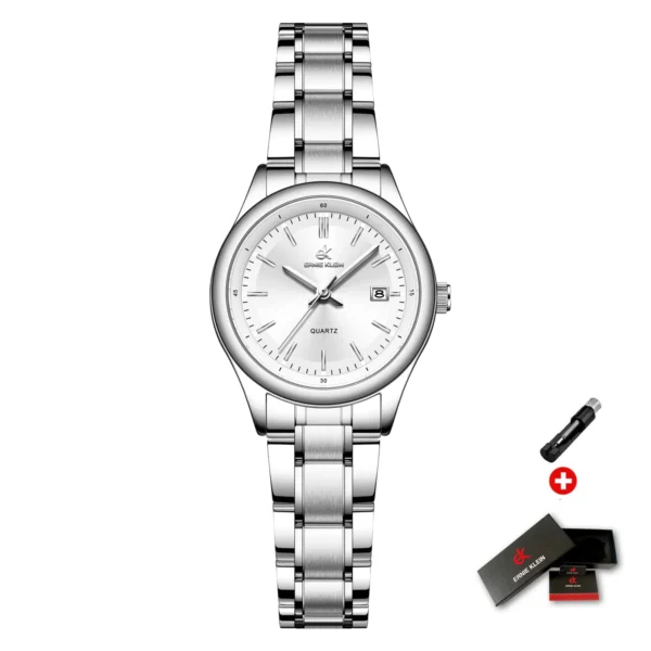 ERNIE KLEIN Women’s Luxury Gold Stainless Steel Watch - Image 10