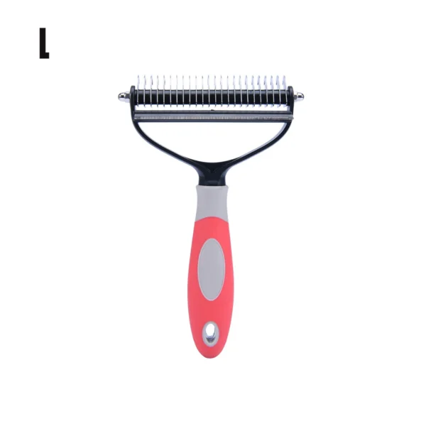2-Sided Pet Deshedding Brush – Dog &Cat Grooming Tool - Image 8