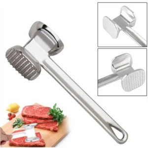 Aluminium Meat Tenderizer Hammer – Double-Sided Mallet