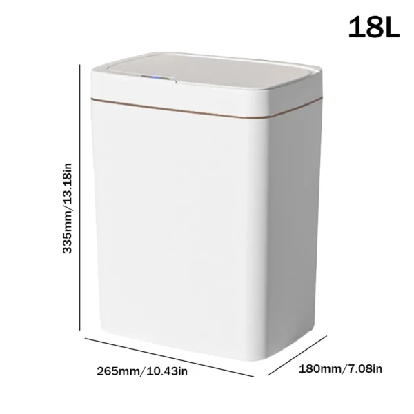 Smart 15/18L Touchless Sensor Bin for Kitchen & Bathroom - Image 15