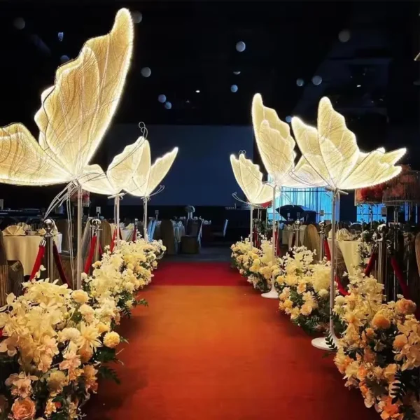 Creative Butterfly Wedding & Party Floor Lamp – 100cm - Image 5