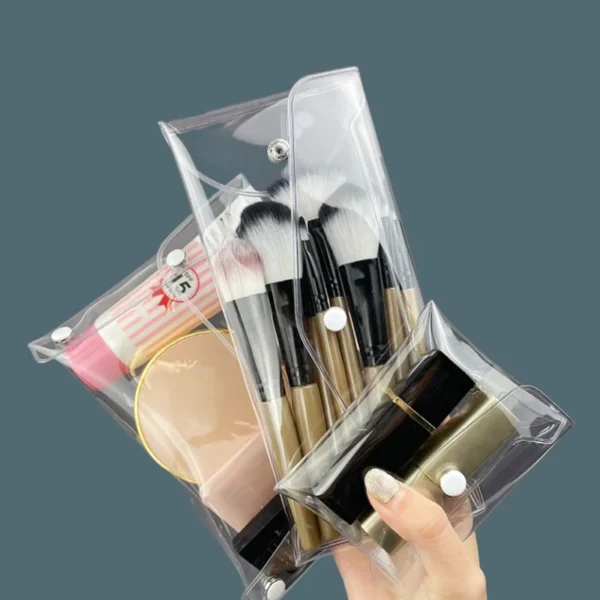 Portable Transparent PVC Cosmetic & Toiletry Bag - Image 10