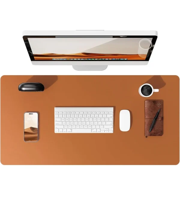 YSAGi Large Leather Desk Mat – Office & Laptop Protector - Image 8