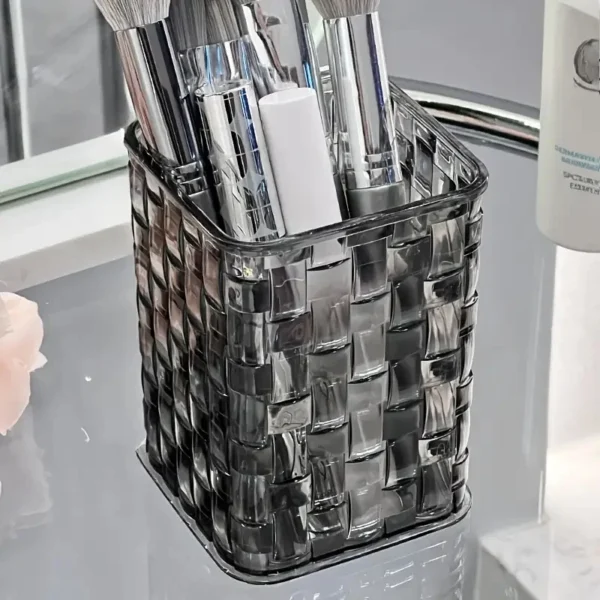 Clear Acrylic Makeup Brush & Cosmetic Storage Organizer - Image 15