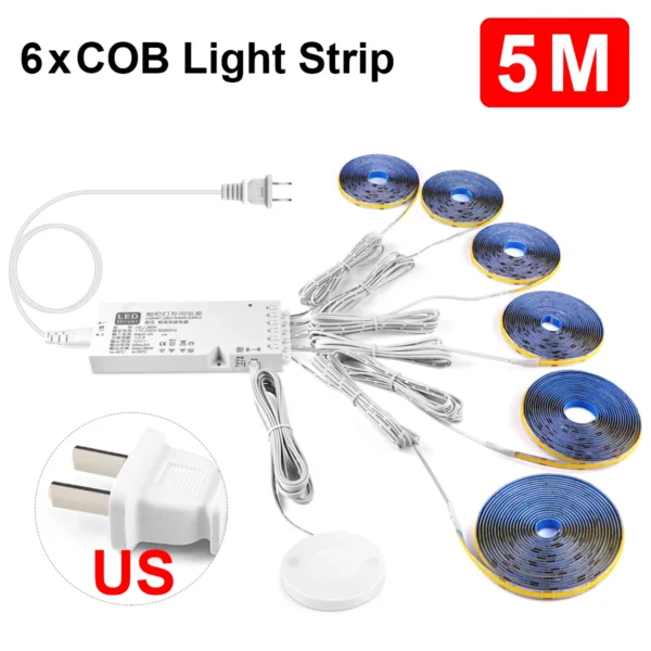 Rybakov COB LED Strip Touch Light 320 LEDs/m – Warm/Neutral - Image 42