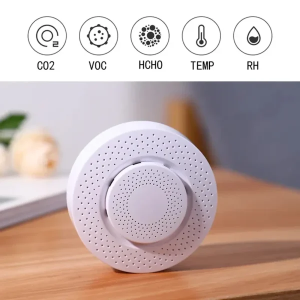 Tuya Smart WiFi/Zigbee Air Quality Monitor with CO2 Sensor - Image 6