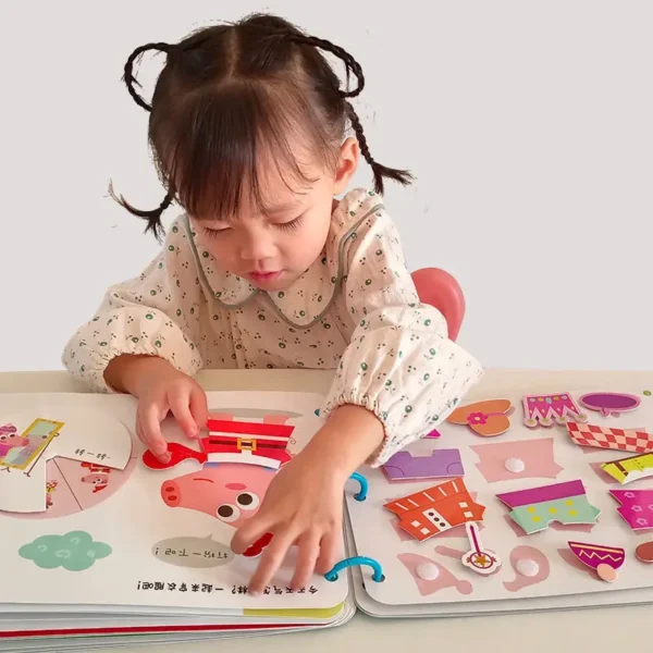 Montessori Baby Busy Book – Early Learning Toy for Toddlers - Image 43