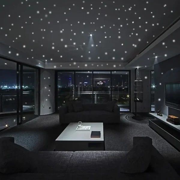 407pcs Glow in the Dark Star Wall Stickers - Image 3