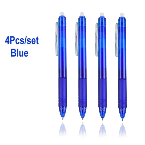 8-Color 0.7mm Retractable Erasable Gel Pen Set - Image 9