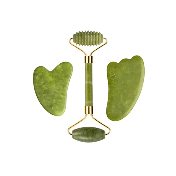 Natural Jade Roller & Gua Sha Massage Set - Image 11