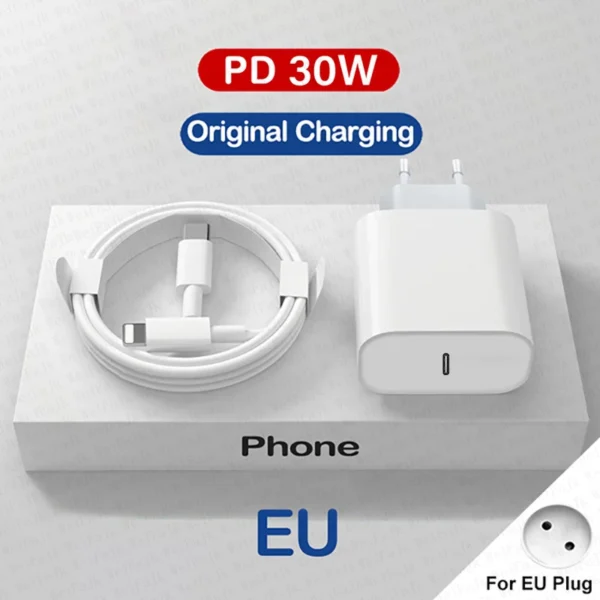 Apple 30W USB-C Fast Charger & Lightning Cable – MFi - Image 11