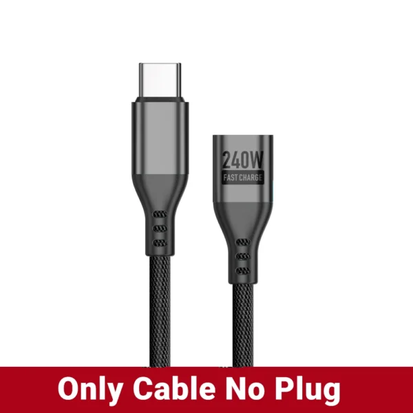 AUFU 240W Magnetic USB-C to USB-C Cable, 5A Fast Charge - Image 11