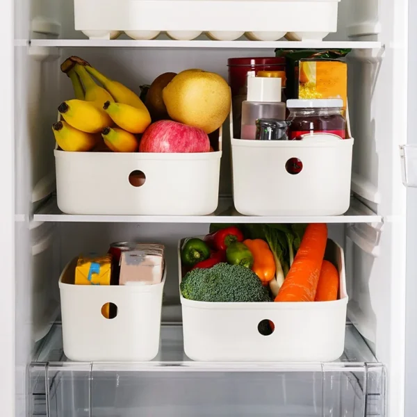 Cabinet Storage Box Storage Basket Kitchen Supplies Collection under Sink Debris Storage Box - Image 4