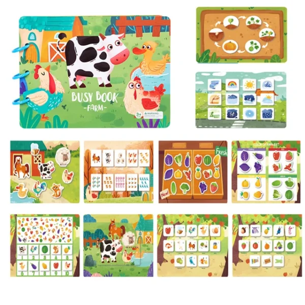 Montessori Baby Busy Book – Early Learning Toy for Toddlers - Image 22