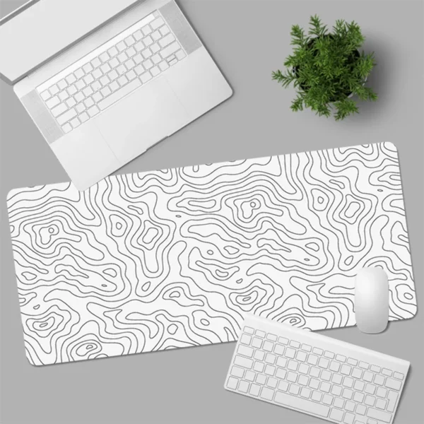 OLNYLO Large Non-Slip Gaming Mouse Pad – Black & White - Image 9