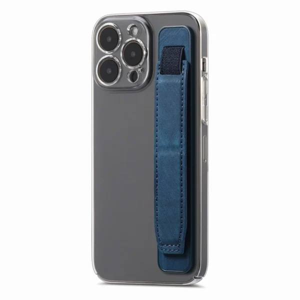 PU Leather Phone Strap Stand – Universal Grip Holder