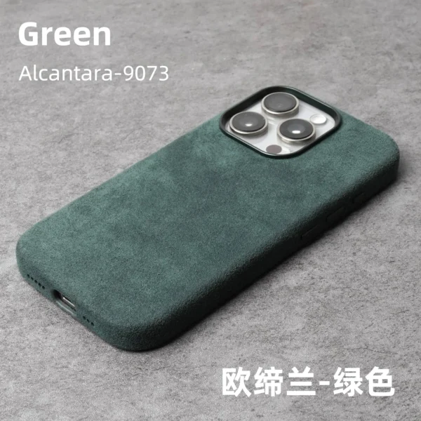 Magnetic Alcantara Case for iPhone 16 Pro Max – YMW Luxury - Image 12