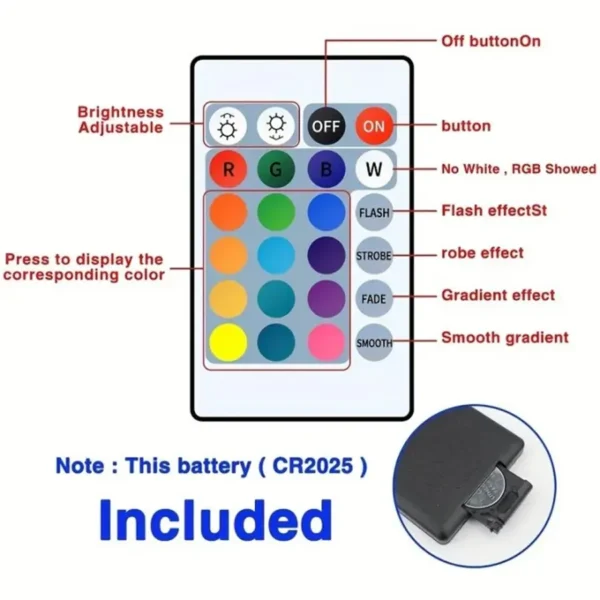 Smart RGB LED Strip Lights – USB, Bluetooth & Remote - Image 5