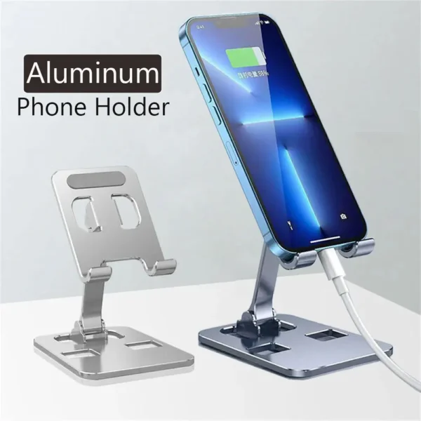 OLOPKY Universal Aluminium Foldable Desk Phone & Tablet Stand - Image 2