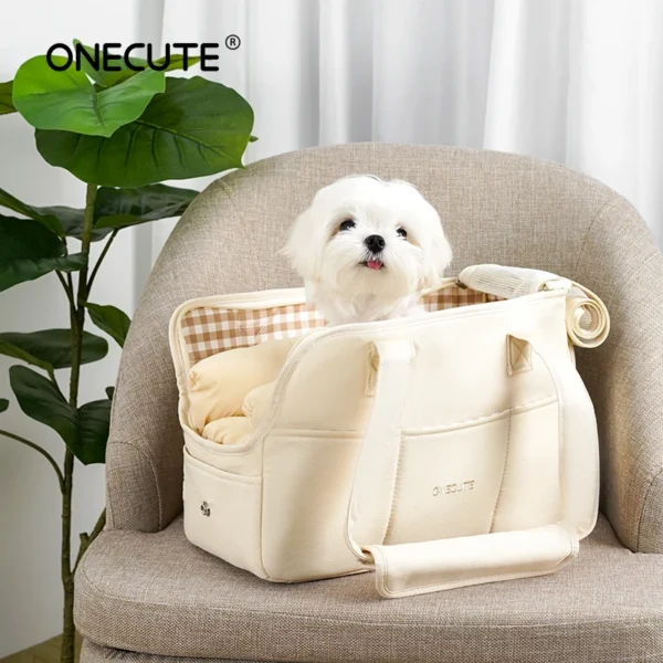 Portable Dog & Cat Carrier Bag – Shoulder Sling for Small Dogs - Image 2