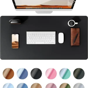 YSAGi Large Leather Desk Mat – Office & Laptop Protector