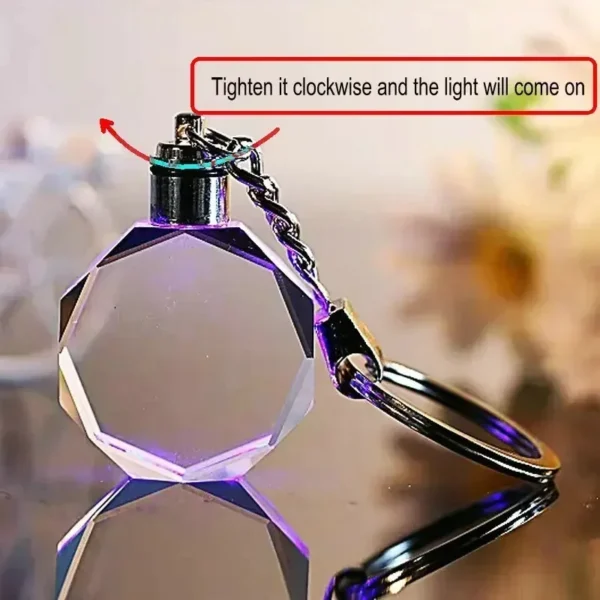 Custom LED Crystal Keyring – Engrave Your Photo or Logo - Image 22