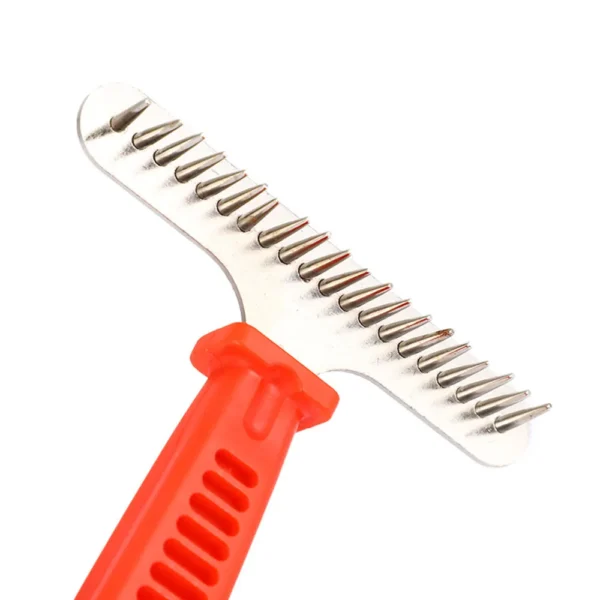 Large Dog Grooming Brush – Stainless Steel Rake for Long Hair - Image 22