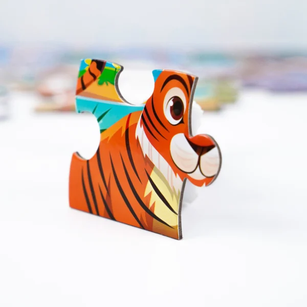 Kids Cartoon Animal Jigsaw Puzzle Montessori Toy - Image 24