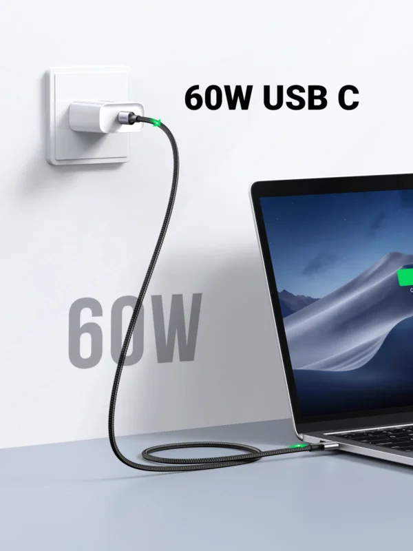 UGREEN USB-C to USB-C 100W Fast Charging Cable - Image 2
