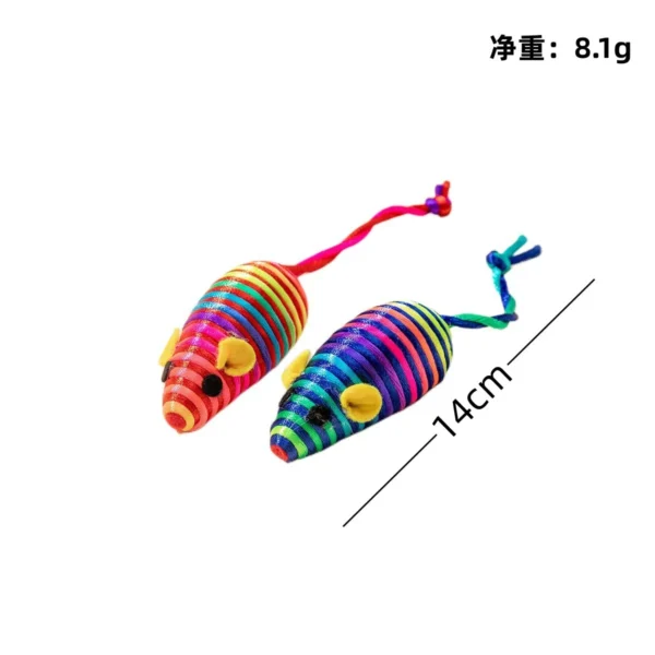 Interactive Catnip Cat Mouse Toys – 3 to 200 Pcs Set - Image 32