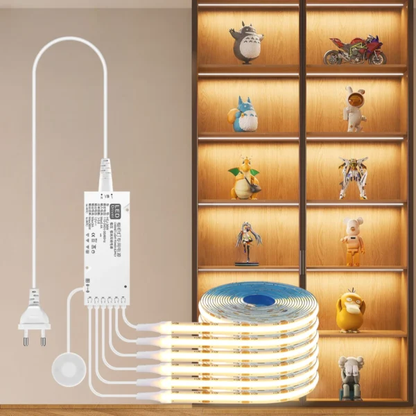 Rybakov COB LED Strip Touch Light 320 LEDs/m – Warm/Neutral - Image 2