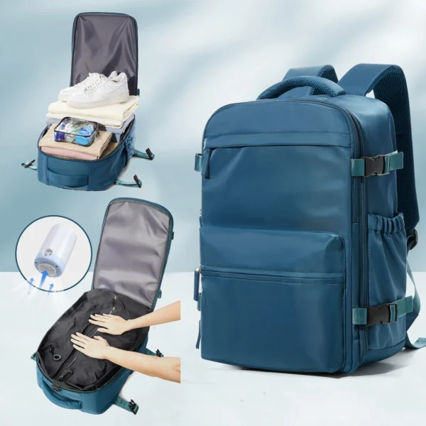 FLCC Vacuum Backpack for Travel, Business, & School – 20-35L - Image 12