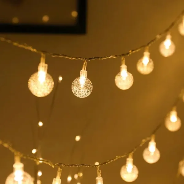 3M Solar Crystal Ball LED String Lights – 20 LED - Image 6