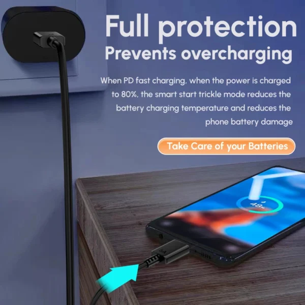 Samsung 45W USB-C PD Fast Charger Cable – 1M to 2M - Image 5