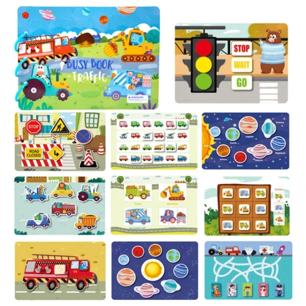 Montessori Baby Busy Book – Early Learning Toy for Toddlers - Image 19