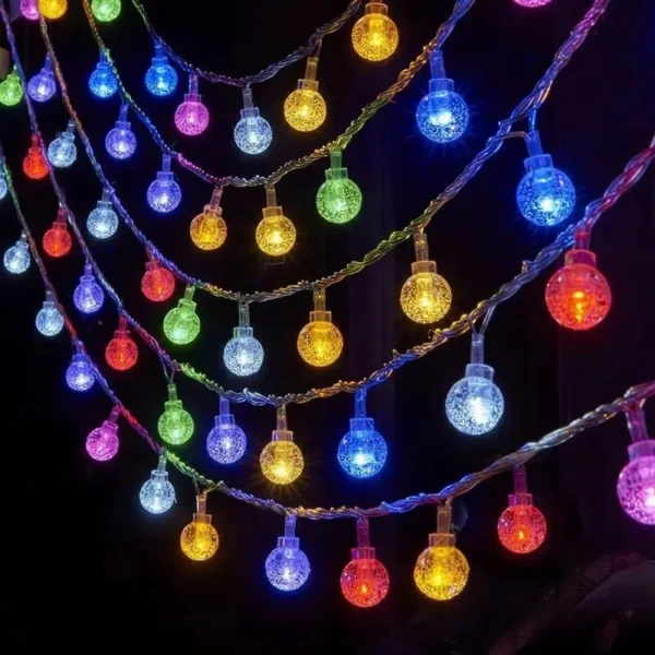 3M Solar Crystal Ball LED String Lights – 20 LED - Image 9