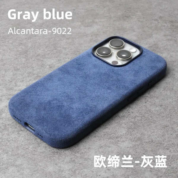 Magnetic Alcantara Case for iPhone 16 Pro Max – YMW Luxury - Image 10